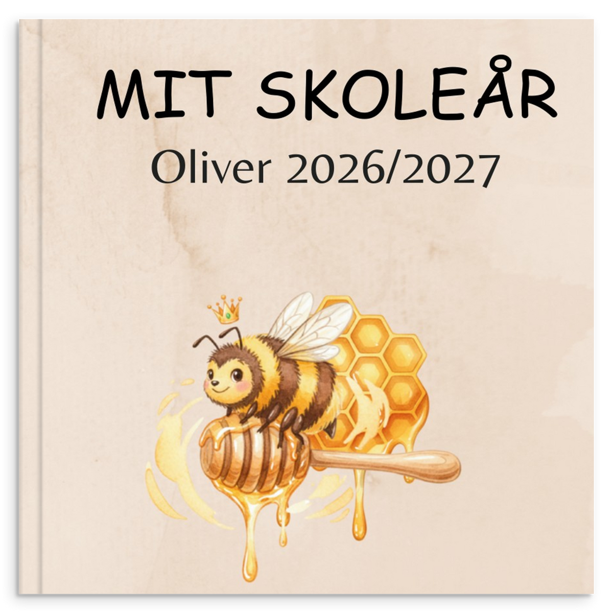 Personlig skoleårsbog til børn – Bi-tema – produktbillede 1