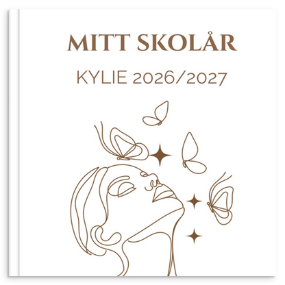 Personlig skoleårsbog til unge – Elegant design – produktbillede 12