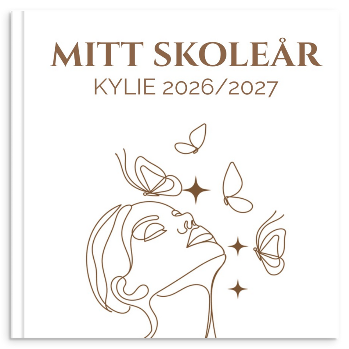 Personlig skoleårsbog til unge – Elegant design – produktbillede 8