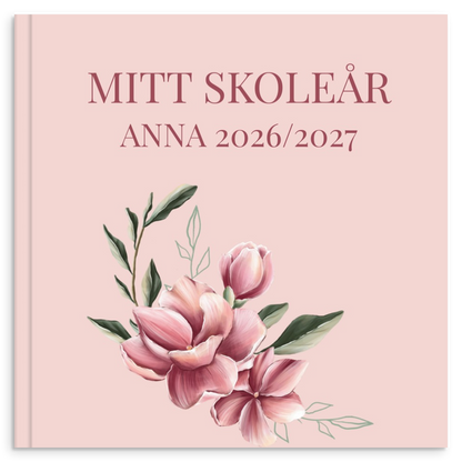 Personlig skoleårsbog til unge – Magnolia – produktbillede 9