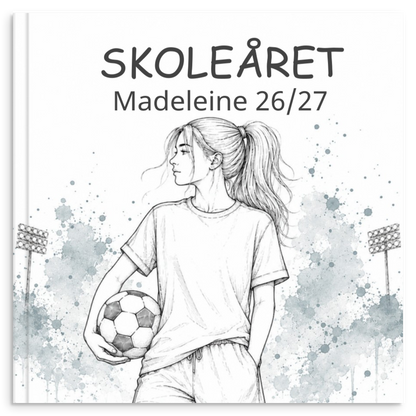 Personlig skoleårsbog til unge – Fodbold – produktbillede 1