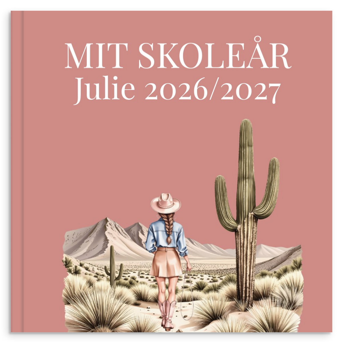 Personlig skoleårsbog til unge – Cowgirl Pink – produktbillede 12