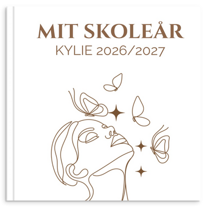 Personlig skoleårsbog til unge – Elegant design – produktbillede 1