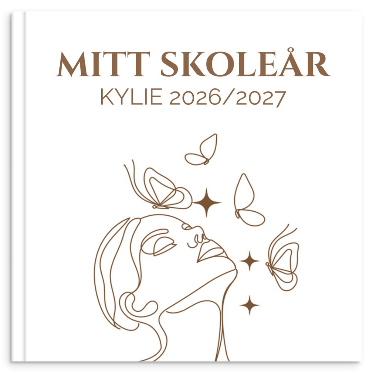 Personlig skoleårsbog til unge – Elegant design – produktbillede 10