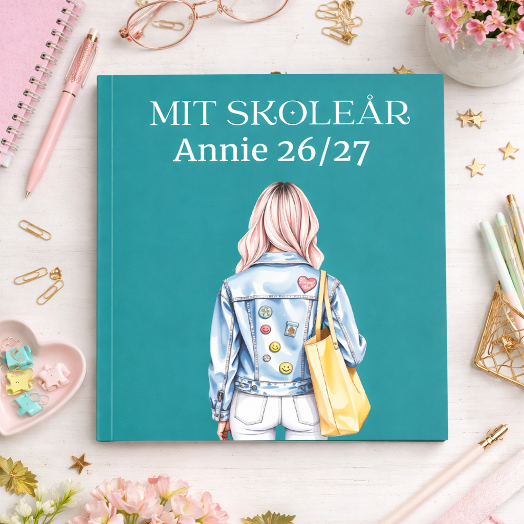 Personlig skoleårsbog til unge – Klassisk skoletema – produktbillede 16