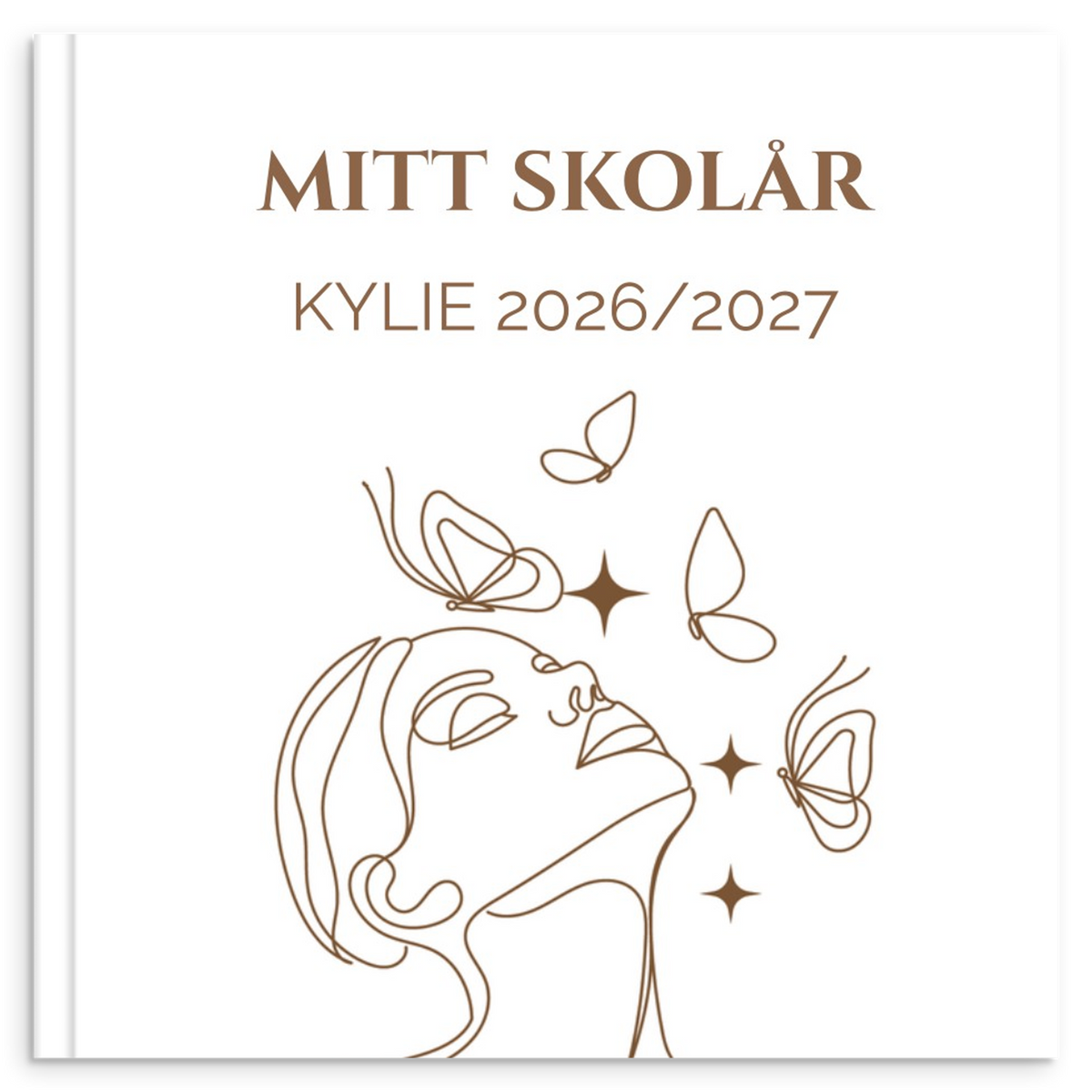 Personlig skoleårsbog til unge – Elegant design – produktbillede 13