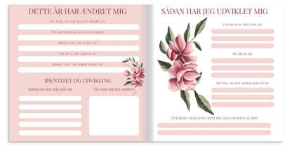 Skoleårsbok for unge – innbundet minnebok med vennsider (Magnolia)