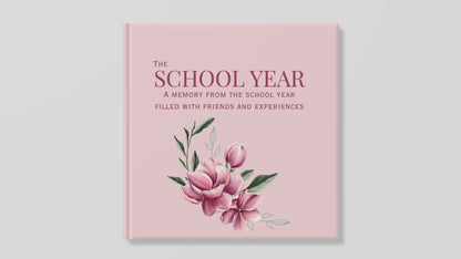 Skoleårsbok for unge – innbundet minnebok med vennsider (Magnolia)